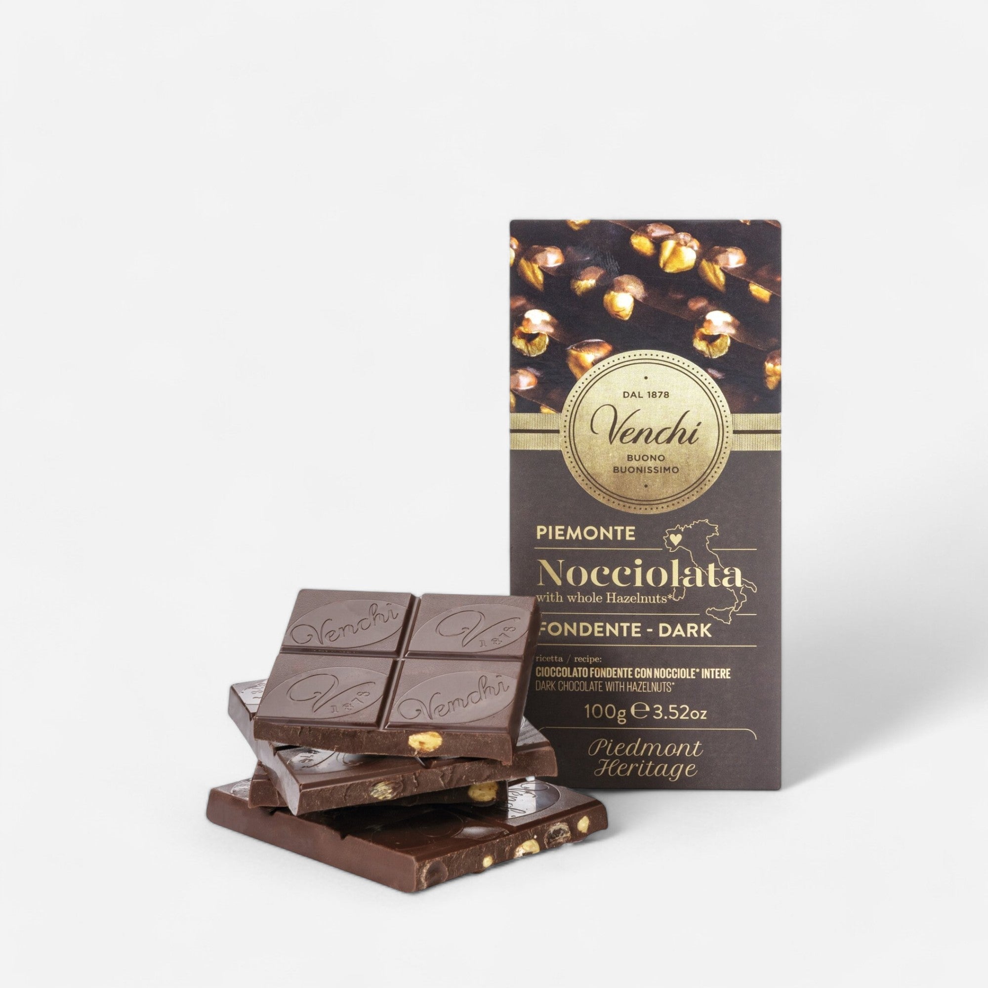 Nocciolata - Dunkle Schokolade mit Haselnüssen