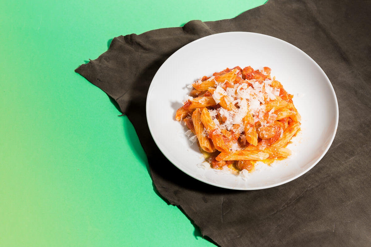 Pasta und Bohnen