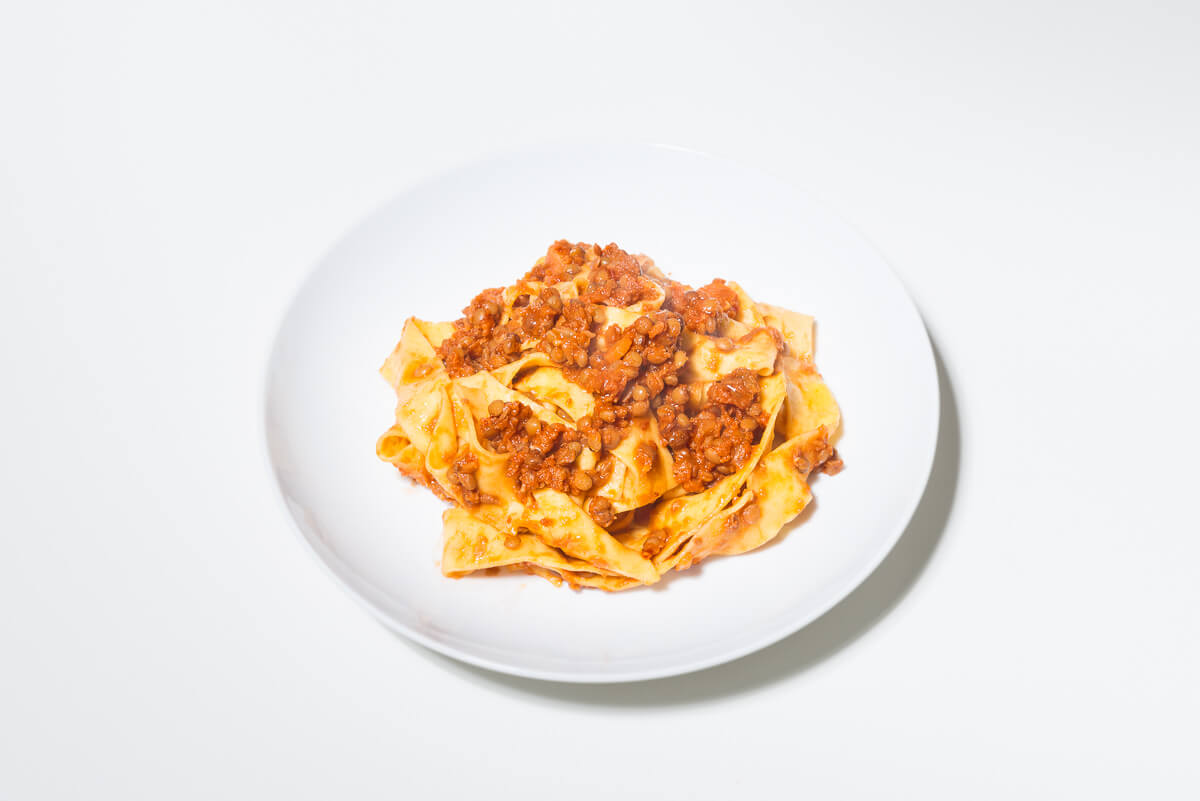 Pappardelle al Linsenragù