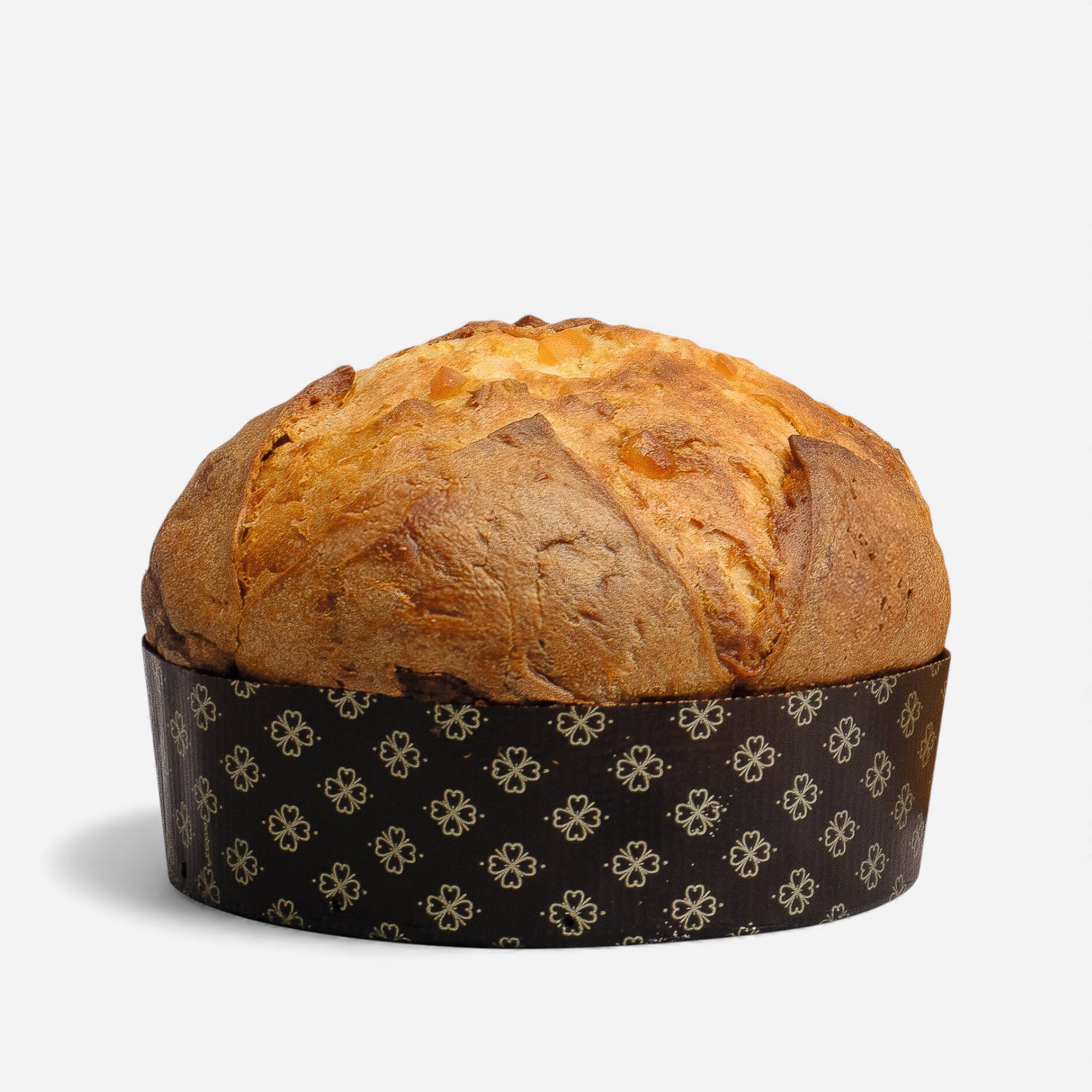 Panettone mit Aprikose und gesalzenem Karamell