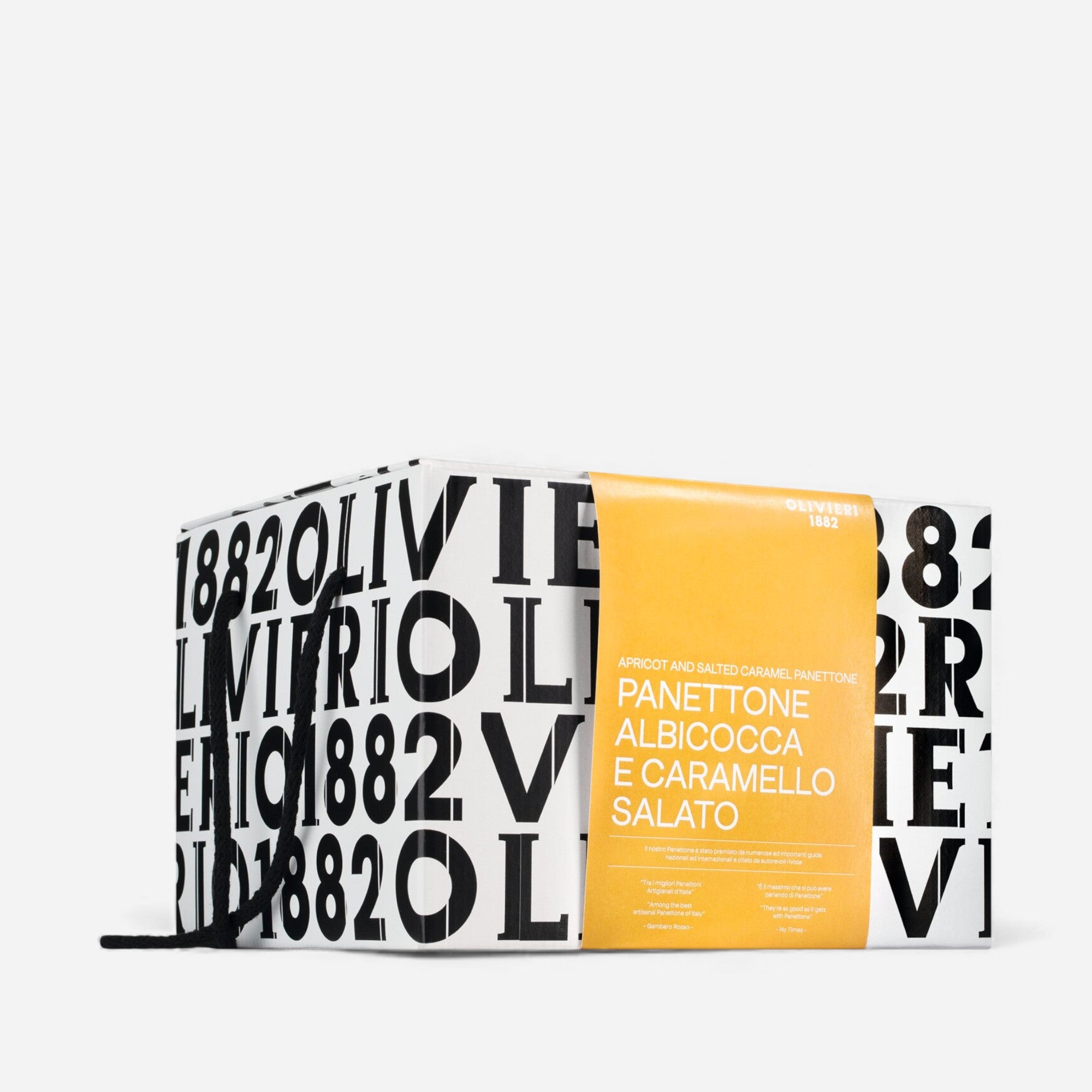 Panettone mit Aprikose und gesalzenem Karamell