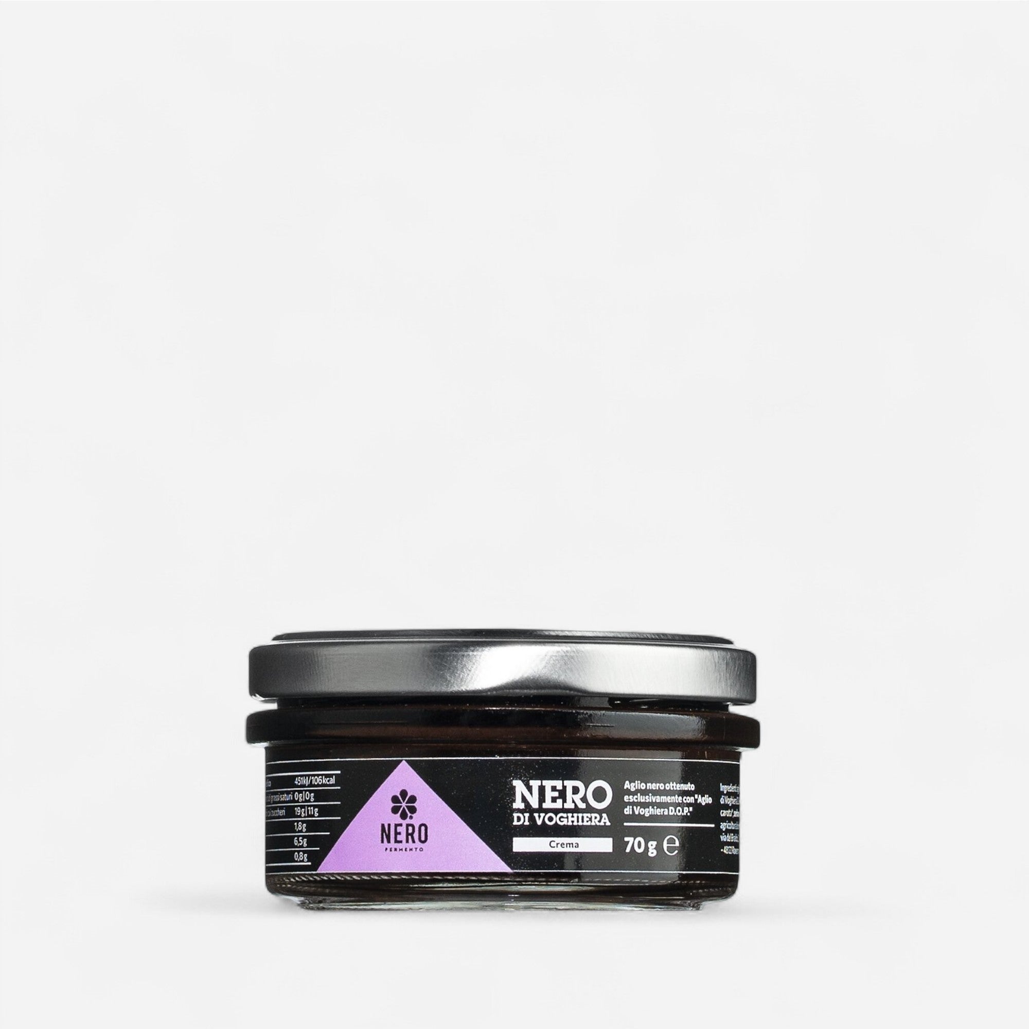 Paste aus fermentierten Knoblauch Nero di Voghiera