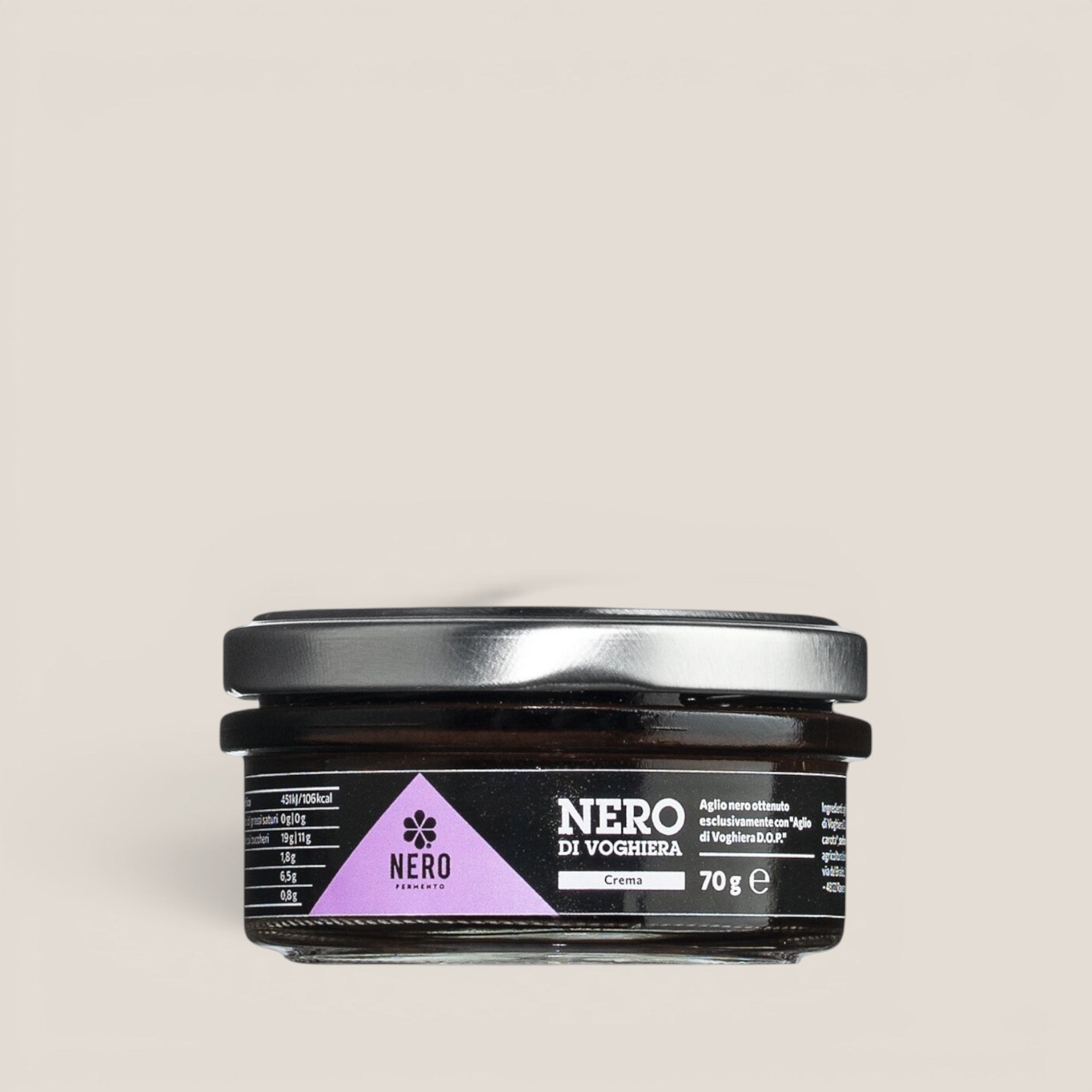 Paste aus fermentierten Knoblauch Nero di Voghiera