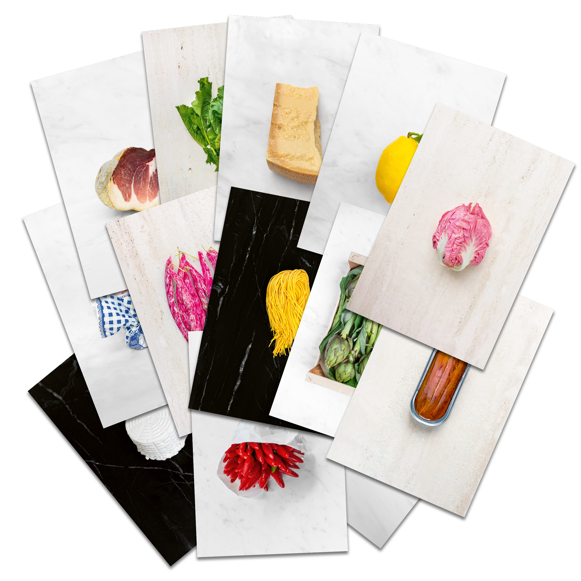 Postkartenset Alimentari