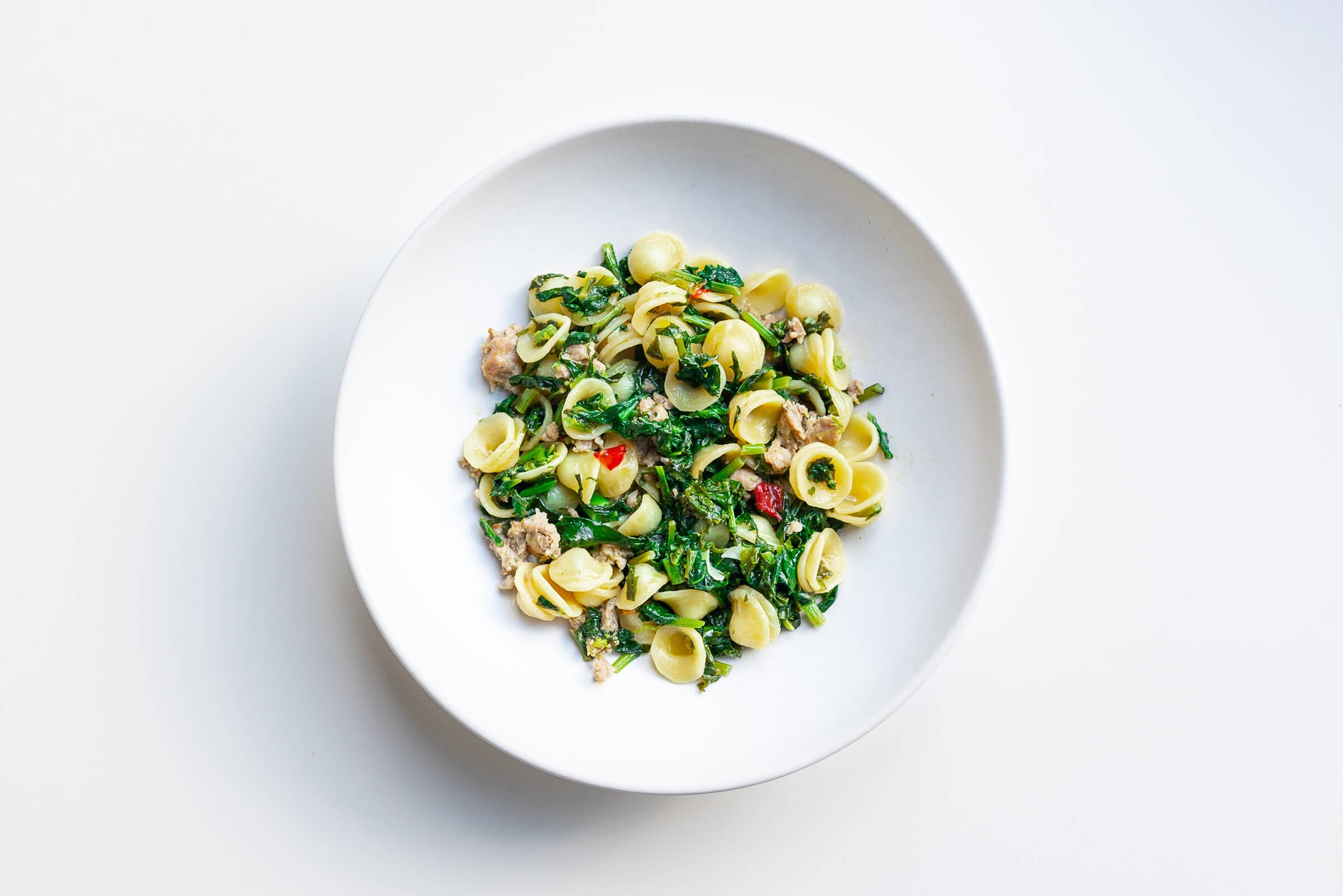 Salsiccia und Cima di rapa
