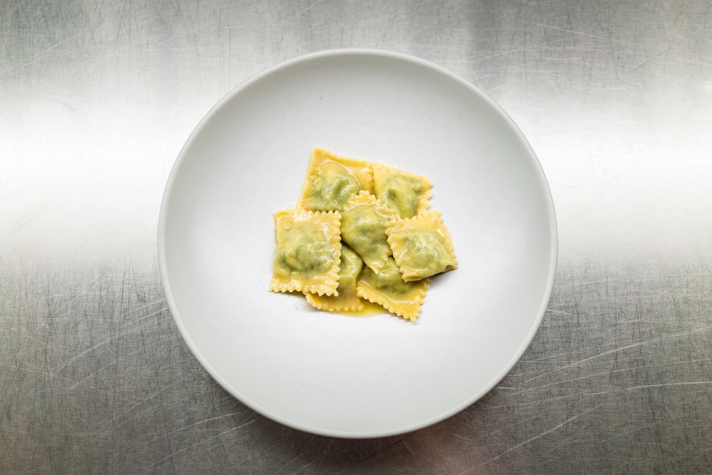 Ravioli mit Spinat und Ricotta