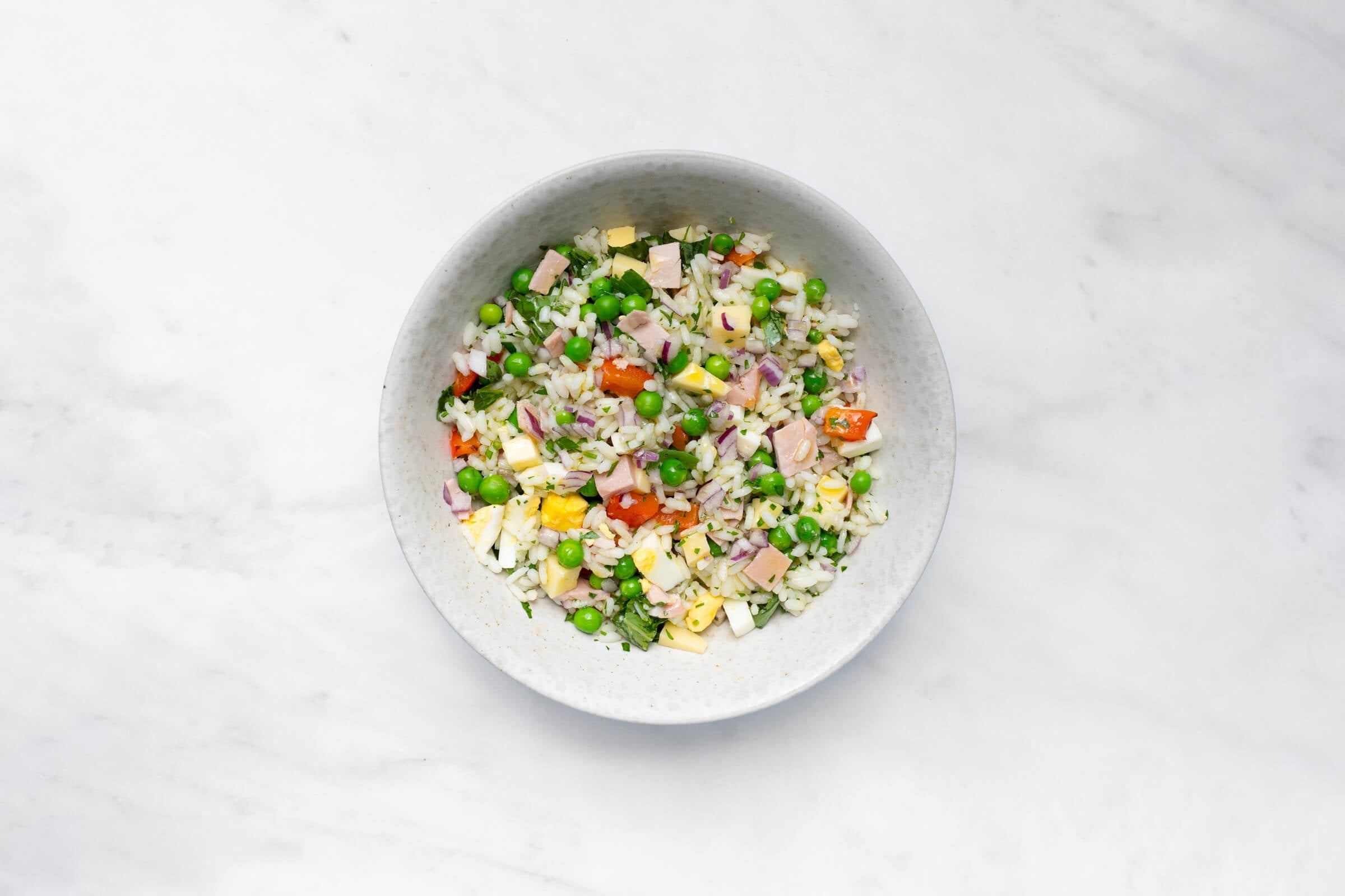 Der klassische Reissalat