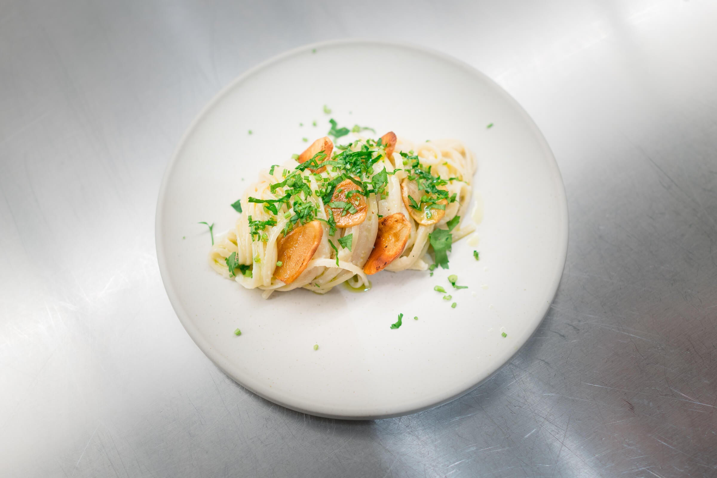 Pasta mit Topinambur