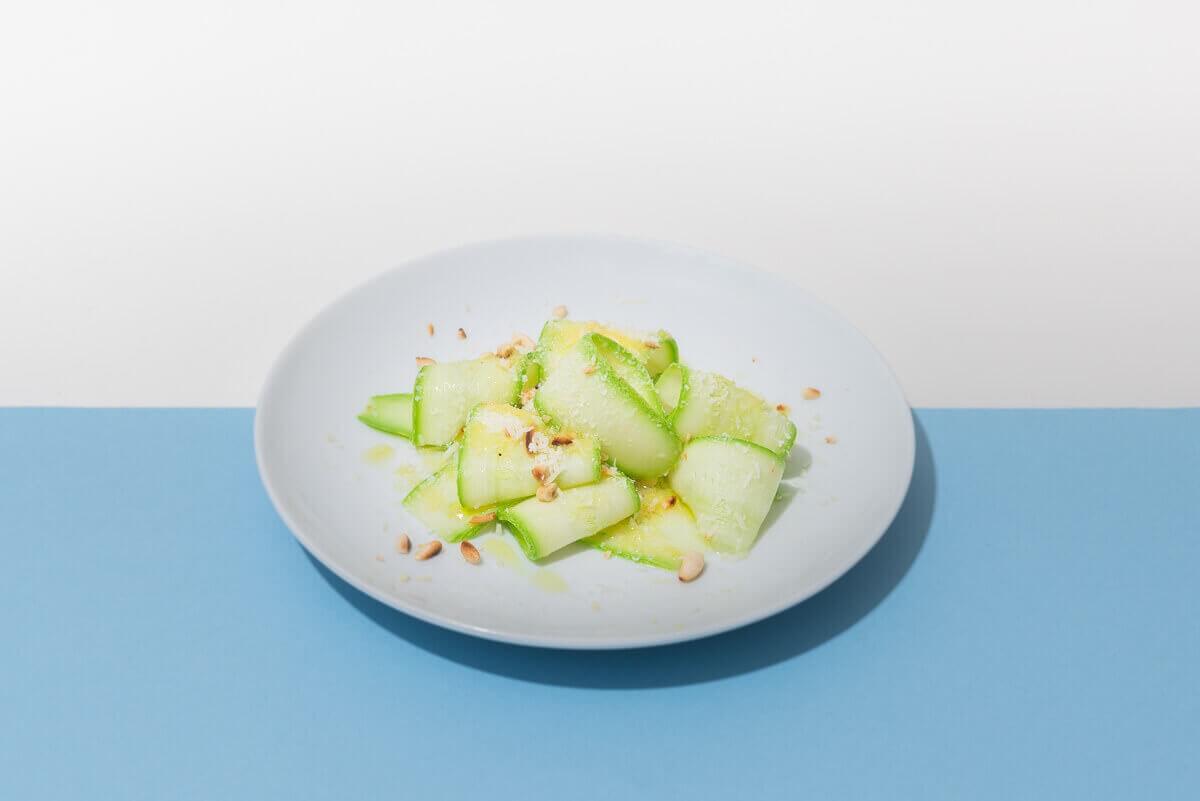 Zucchini carpaccio