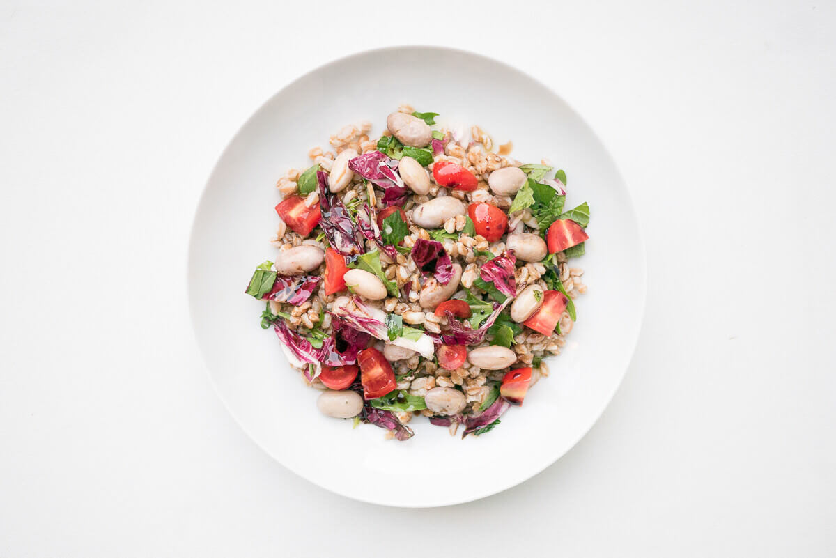 Ein Salat aus Farro